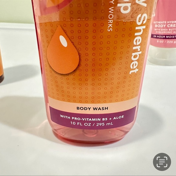 Fruity Sherbet Scoop Bath & Body Works 3 Piece Set NEW - Picture 3 of 5